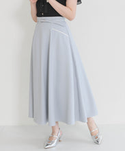 画像をギャラリービューアに読み込む, 【予約販売/5月上旬発売予定】配色ラインフレアスカート/MM627207
