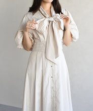 画像をギャラリービューアに読み込む, パフスリーブシャツワンピース/TT617402
