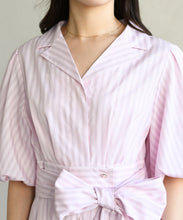 画像をギャラリービューアに読み込む, パフスリーブシャツワンピース/TT617402
