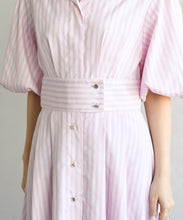 画像をギャラリービューアに読み込む, パフスリーブシャツワンピース/TT617402
