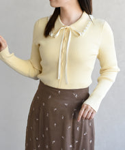 画像をギャラリービューアに読み込む, 襟フリルニット/TT618304

