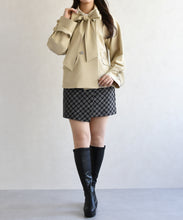 画像をギャラリービューアに読み込む, リボンタイ付きブルゾン/TT618502
