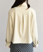 画像をギャラリービューアに読み込む, リボンタイ付きブルゾン/TT618502
