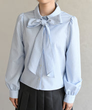 画像をギャラリービューアに読み込む, ボウタイ衿シャツブラウス/TT618102
