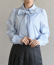 画像をギャラリービューアに読み込む, ボウタイ衿シャツブラウス/TT618102
