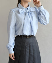 画像をギャラリービューアに読み込む, ボウタイ衿シャツブラウス/TT618102
