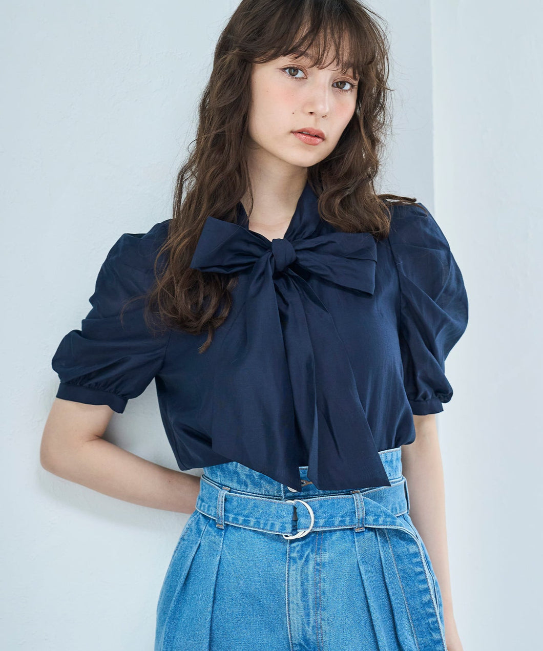 ビジュー釦シアーボウタイブラウス/TT528106 – MISCH MASCH|31
