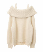 画像をギャラリービューアに読み込む, ざっくりオフショルニット/TT438307
