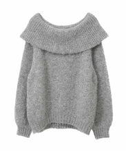 画像をギャラリービューアに読み込む, ざっくりオフショルニット/TT438307
