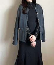 画像をギャラリービューアに読み込む, WEB限定　金ボタンニットジャケット/MM558402
