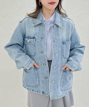 画像をギャラリービューアに読み込む, 【一部店舗限定】コンパクトデニムジャケット/MM658601

