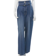画像をギャラリービューアに読み込む, ベルト付きワイドデニムパンツ/TT517312
