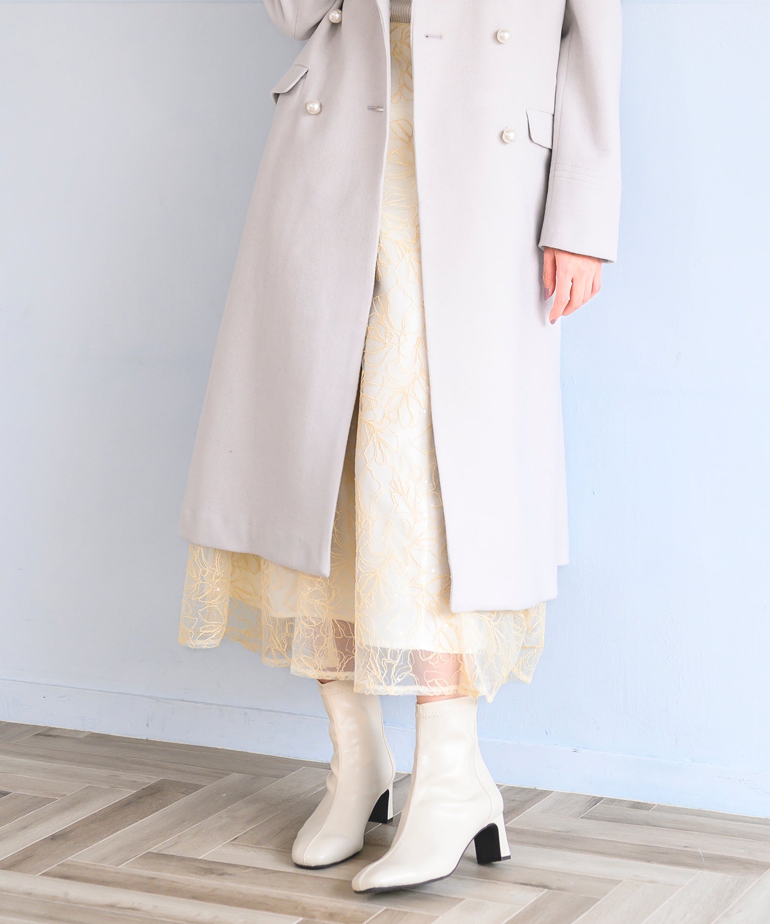 パールボタンチェスターコート/MM448604 – MISCH MASCH|31 Sons de mode