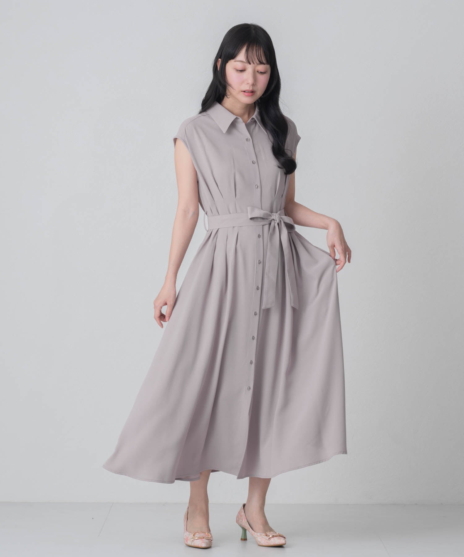 再入荷】【WEB限定アイテム】フレンチシャツワンピース/MM557404