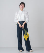 画像をギャラリービューアに読み込む, ストレッチデニムワイドパンツ/MM617301
