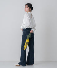 画像をギャラリービューアに読み込む, ストレッチデニムワイドパンツ/MM617301
