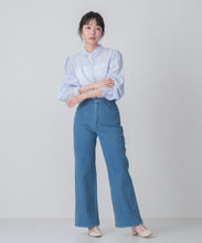 画像をギャラリービューアに読み込む, ストレッチデニムワイドパンツ/MM617301
