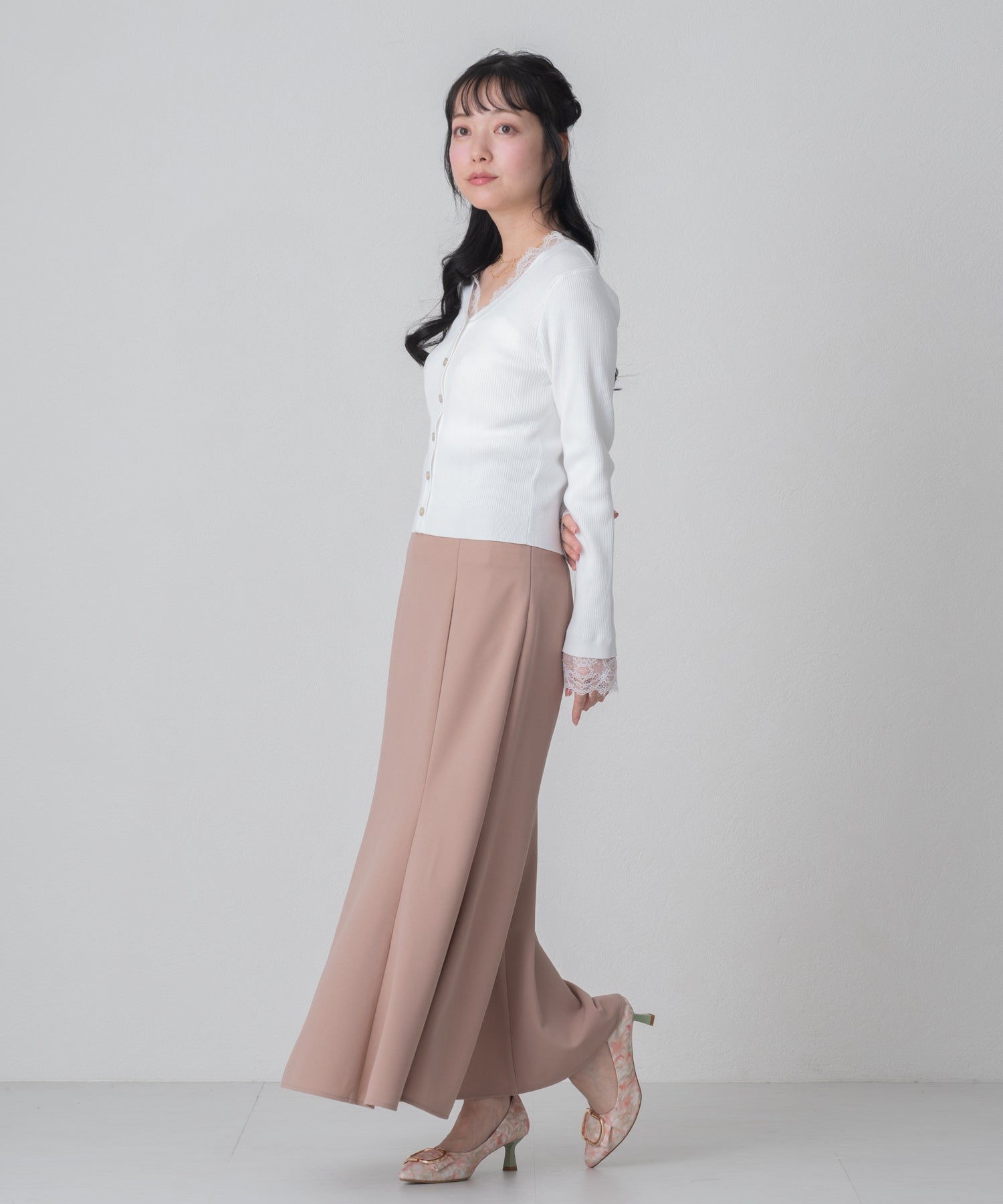 再入荷】【一部店舗限定】ハイウエストマーメイドロングスカート