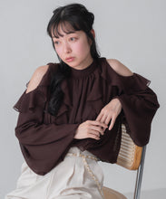 画像をギャラリービューアに読み込む, 【一部店舗限定】  バックリボンフリルブラウス/MM558111
