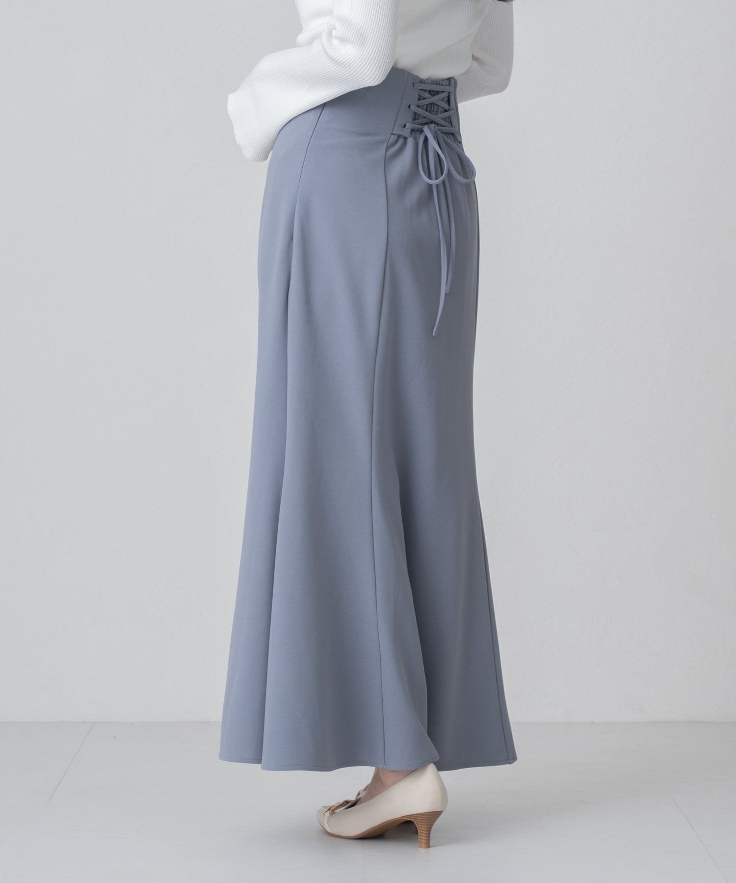 再入荷】【一部店舗限定】ハイウエストマーメイドロングスカート