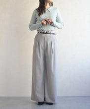 画像をギャラリービューアに読み込む, 合皮ベルト付きフリルタックワイドパンツ/MM537303
