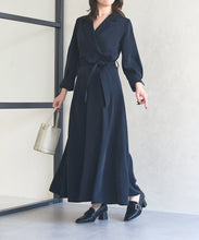 画像をギャラリービューアに読み込む, テーラードフレアワンピース/MM557412
