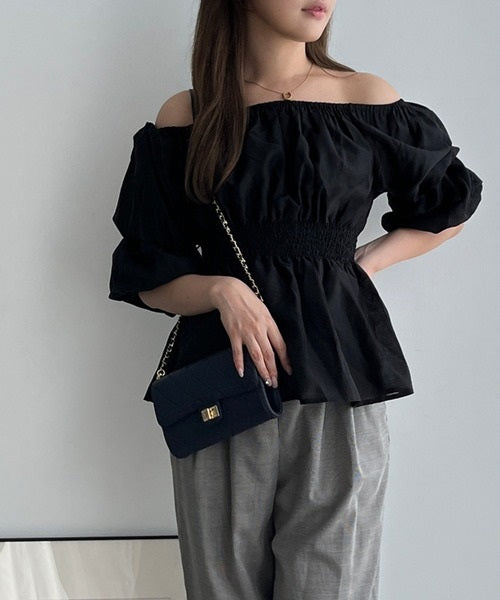 WEB限定　2wayオフショルブラウス/MM558110