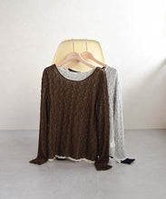 画像をギャラリービューアに読み込む, リバーシブル配色レーストップス/MM558203
