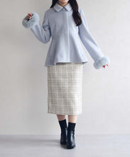 画像をギャラリービューアに読み込む, 【WEB限定】2way袖ファーペプラムコート/MM558601
