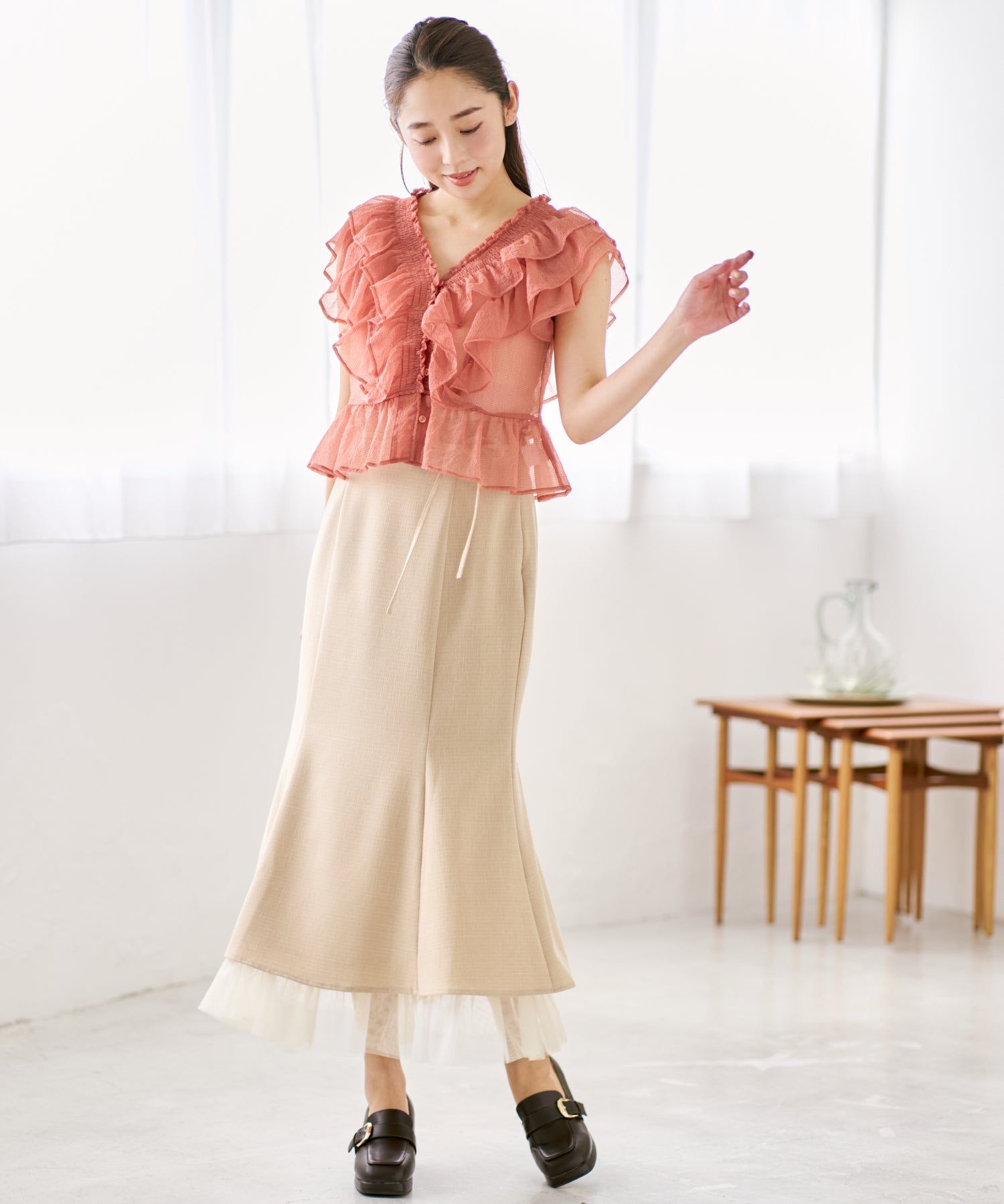 シャーリングペプラムブラウス/MM638105 – MISCH MASCH|31 Sons de mode