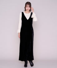 画像をギャラリービューアに読み込む, 【一部店舗限定】シンプルVネックロングワンピース/MM657422
