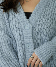 画像をギャラリービューアに読み込む, Vネックニットカーディガン/MO33N01
