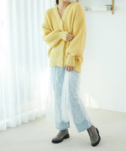 画像をギャラリービューアに読み込む, Vネックニットカーディガン/MO33N01
