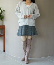 画像をギャラリービューアに読み込む, シャギーニットカーディガン/MO33N02
