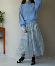 画像をギャラリービューアに読み込む, ハイネックボリュームスリーブニット/MO33N04
