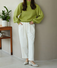 画像をギャラリービューアに読み込む, ハイネックボリュームスリーブニット/MO33N04
