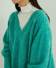 画像をギャラリービューアに読み込む, メランジVネックニットプルオーバー/MO33N06
