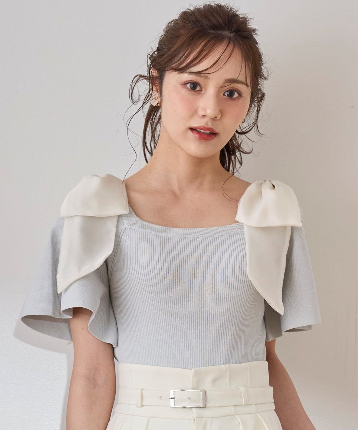 シアーリボン付きニット/TT518320 – MISCH MASCH|31 Sons de mode シアーリボン付きニット/TT518320 – MISCH MASCH|31 Sons de mode