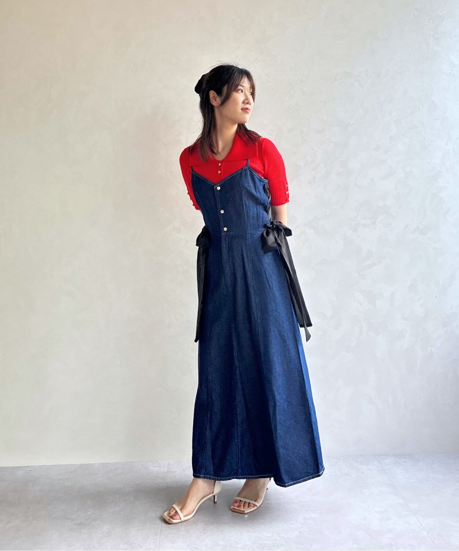 POSSE ミディ丈スカート スカラップデザイン刺繍入【関税なし】 カラミ刺繍ギャザースカート – PRISTINE