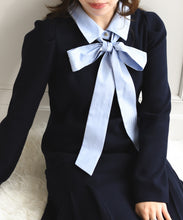 画像をギャラリービューアに読み込む, 【再入荷】襟付きミニニットワンピース/TT547406
