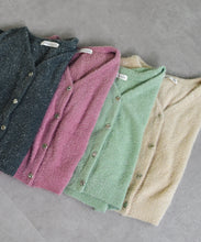 画像をギャラリービューアに読み込む, Vネックシャギーカーディガン/TT548402
