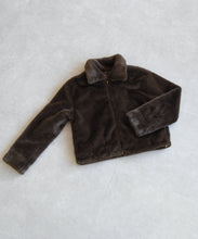 画像をギャラリービューアに読み込む, フェイクファーショートブルゾン/TT548607
