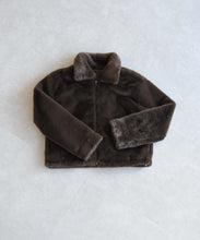 画像をギャラリービューアに読み込む, フェイクファーショートブルゾン/TT548607
