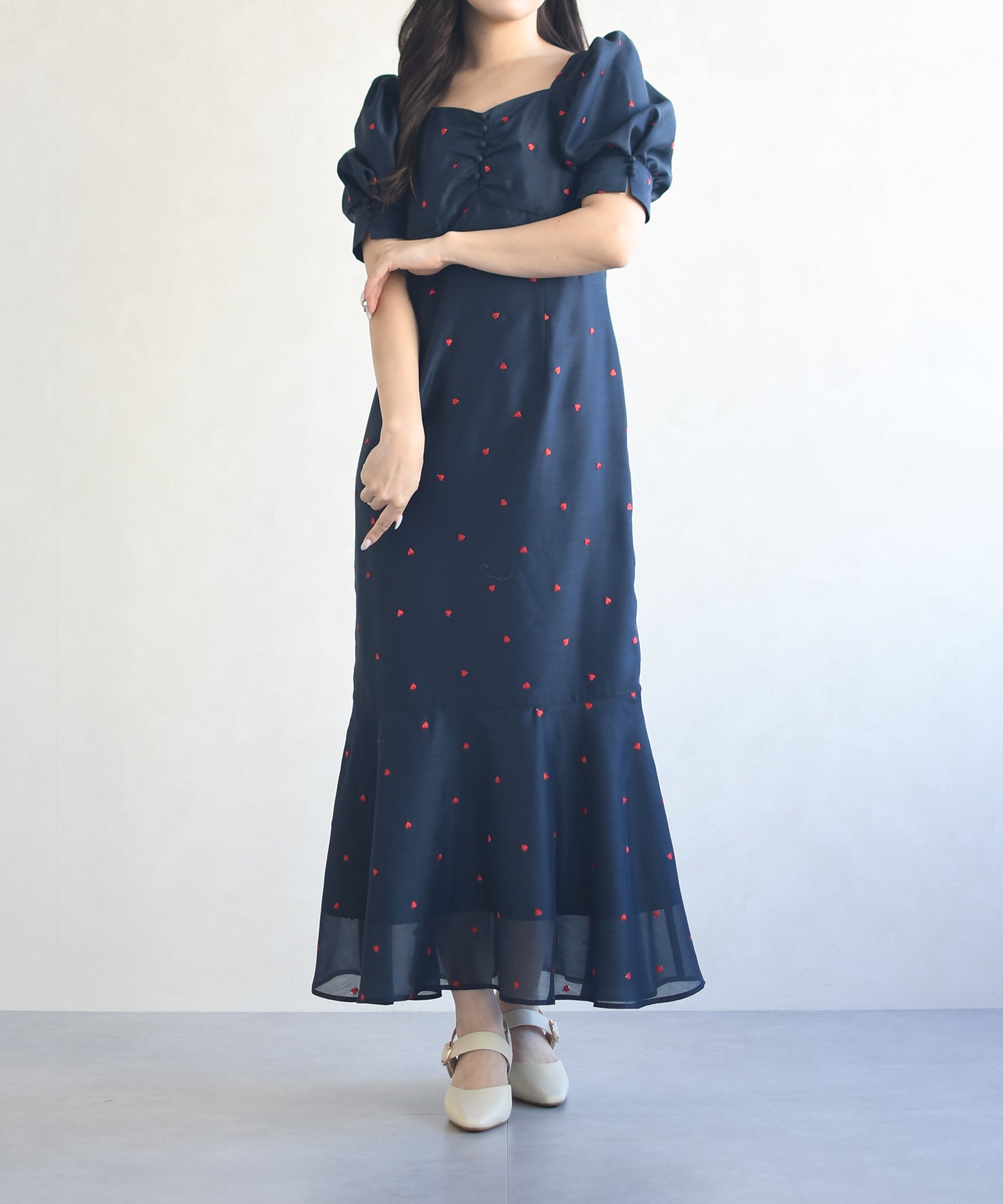 ハート柄セミマーメイドワンピース/TT617404 – MISCH MASCH|31 Sons de