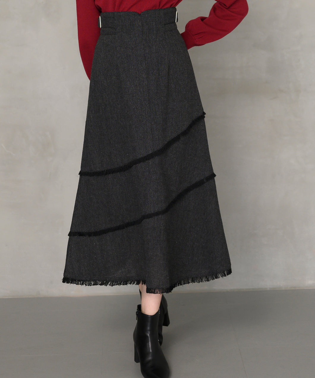 フリンジAラインスカート/MM447218