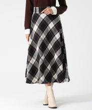 画像をギャラリービューアに読み込む, 【WEB限定予約販売/11月上旬発売予定】ロービングチェックサーキュラースカート/MM547221
