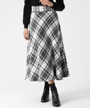 画像をギャラリービューアに読み込む, 【WEB限定予約販売/11月上旬発売予定】ロービングチェックサーキュラースカート/MM547221
