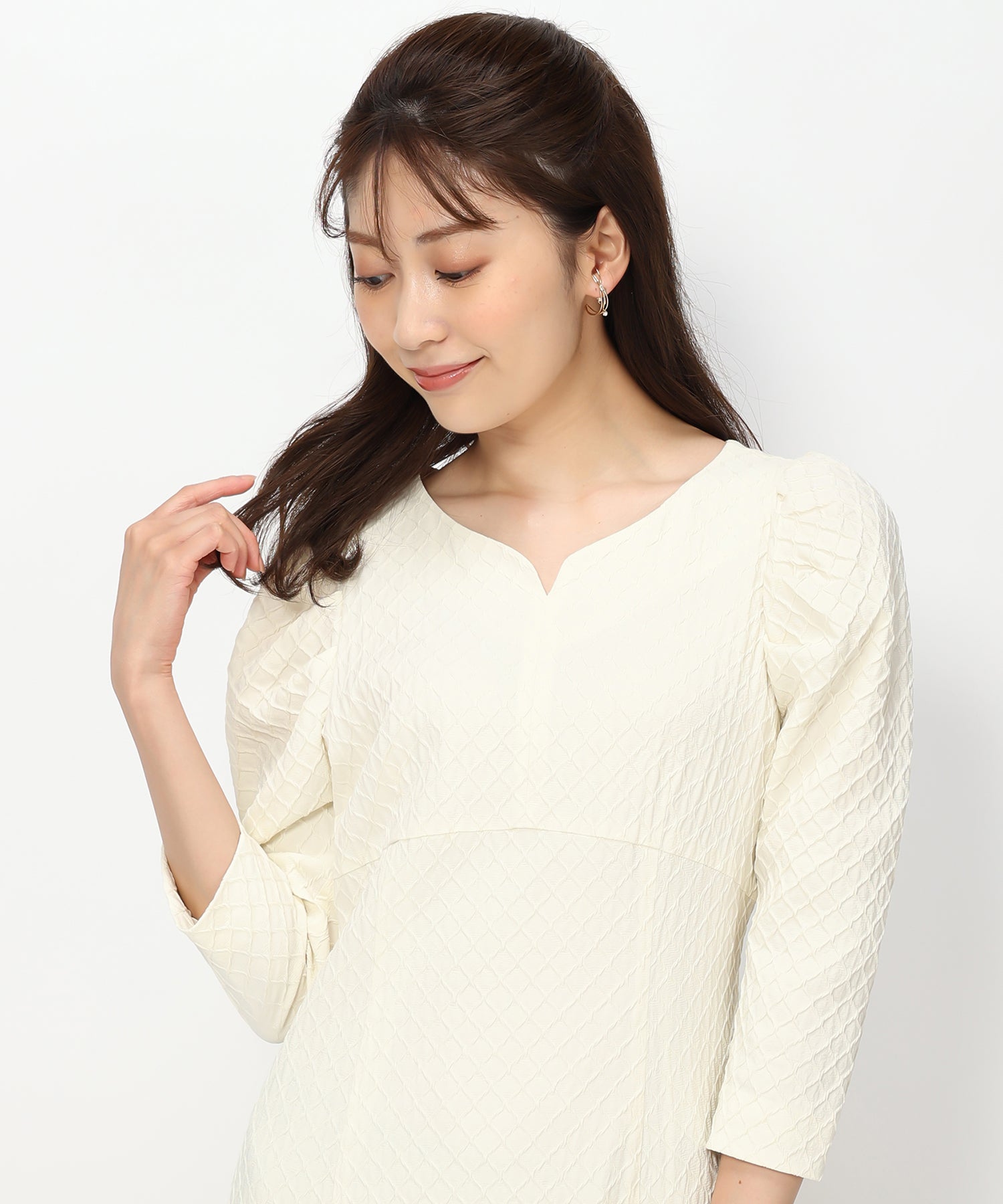 ダイヤ柄フクレジャガードワンピース – MISCH MASCH|31 Sons de mode