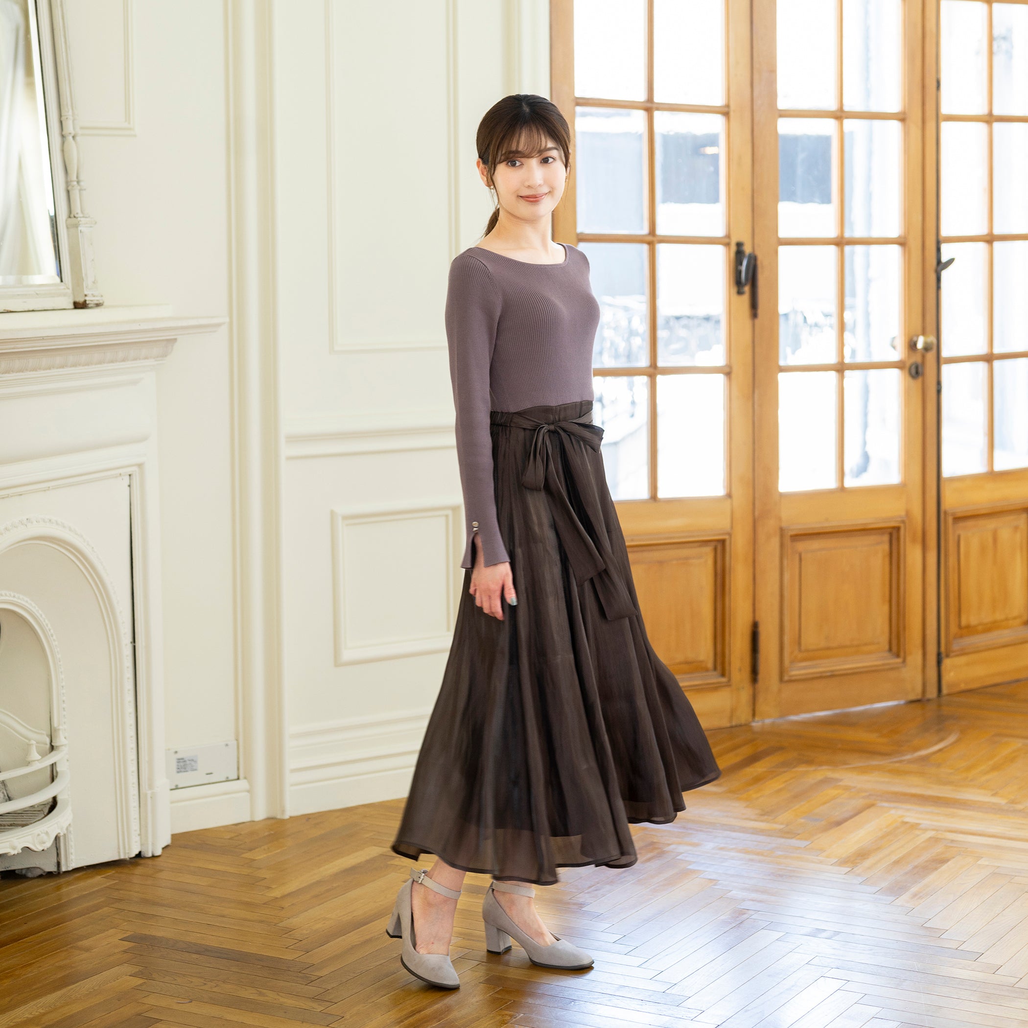 グロッシーニットワンピース/mm337407