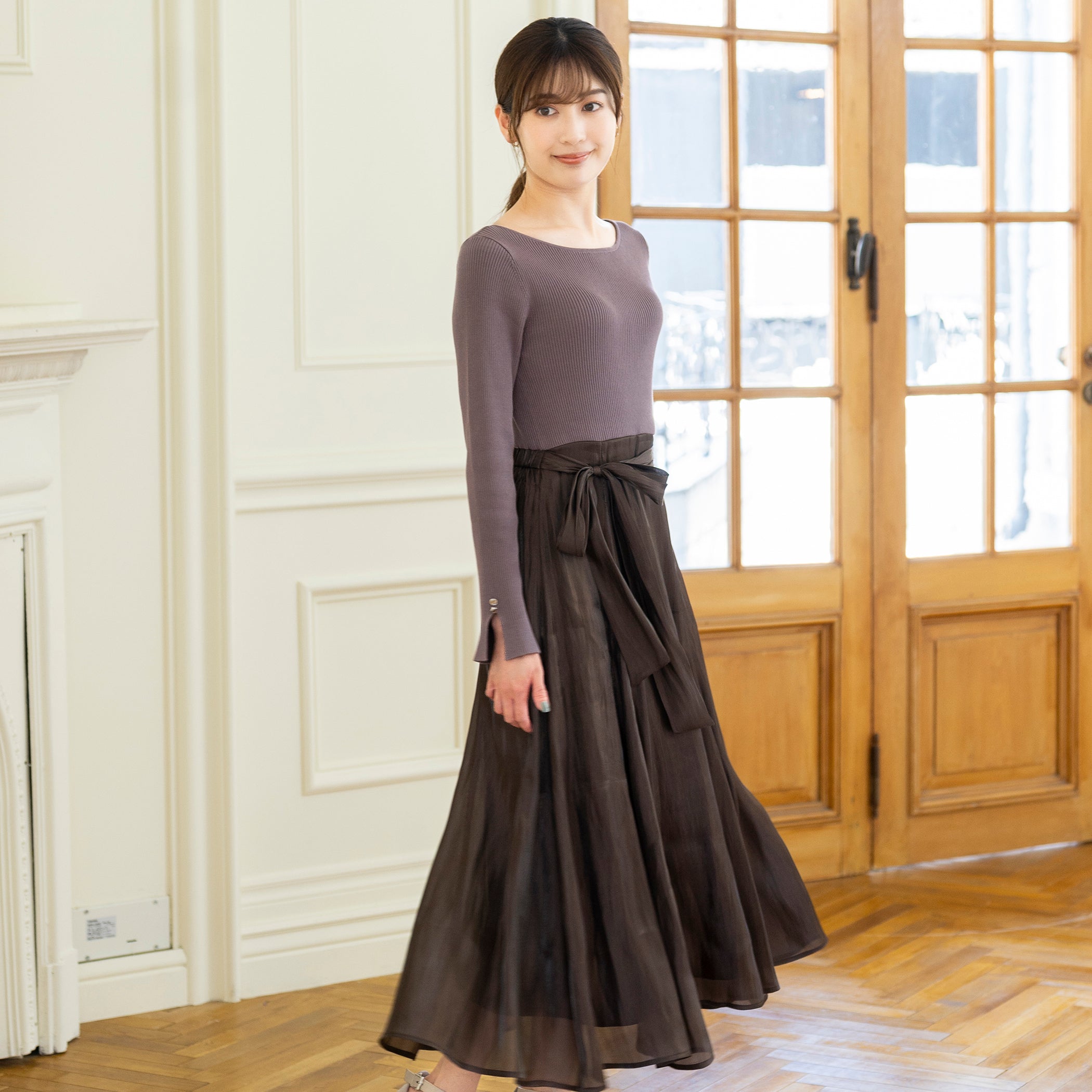 グロッシーニットワンピース/mm337407
